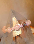 Bracelet Shamballa Quartz Rose & Perle Or Rose